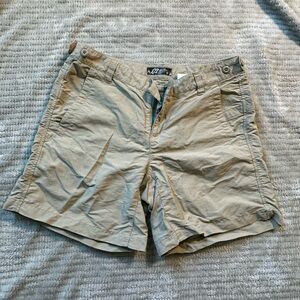Eddie Bauer Tan Cargo Shorts with Relaxed Fit